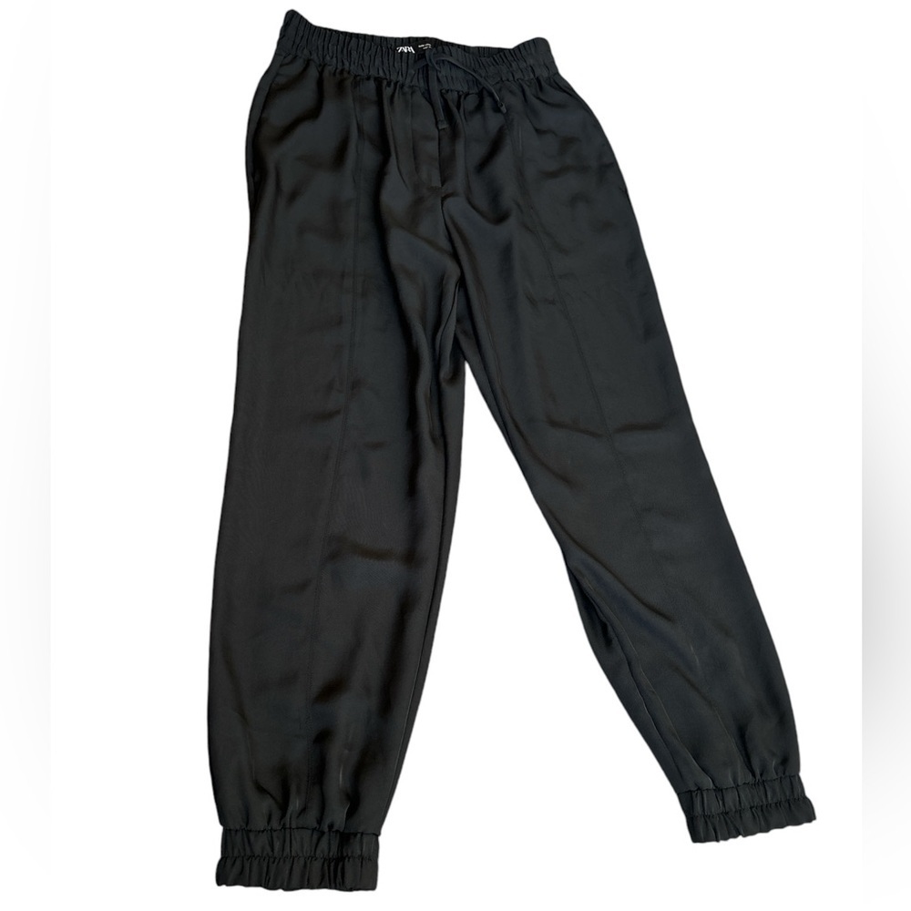 NWOT Zara Black Jogger with Elasticated Waistband size‎ M